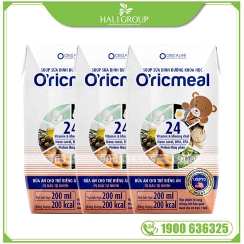 Soup Sữa Dinh Dưỡng Khoa Học O'ricmeal Orgalife - Bữa Ăn Cho Trẻ Biếng Ăn - Hình ảnh 2