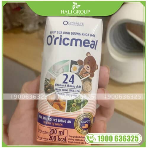 Soup Sữa Dinh Dưỡng Khoa Học O'ricmeal Orgalife - Bữa Ăn Cho Trẻ Biếng Ăn - Hình ảnh 4