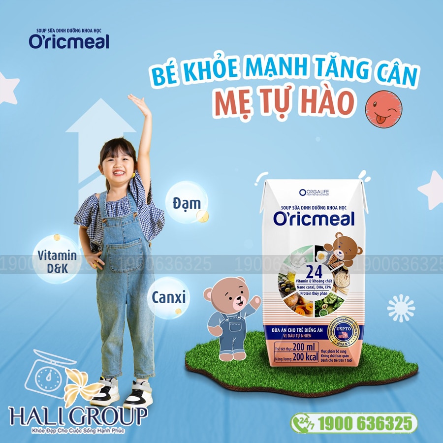 Soup Sữa Dinh Dưỡng Khoa Học O'ricmeal Orgalife