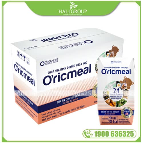 Soup Sữa Dinh Dưỡng Khoa Học O'ricmeal Orgalife - Bữa Ăn Cho Trẻ Biếng Ăn