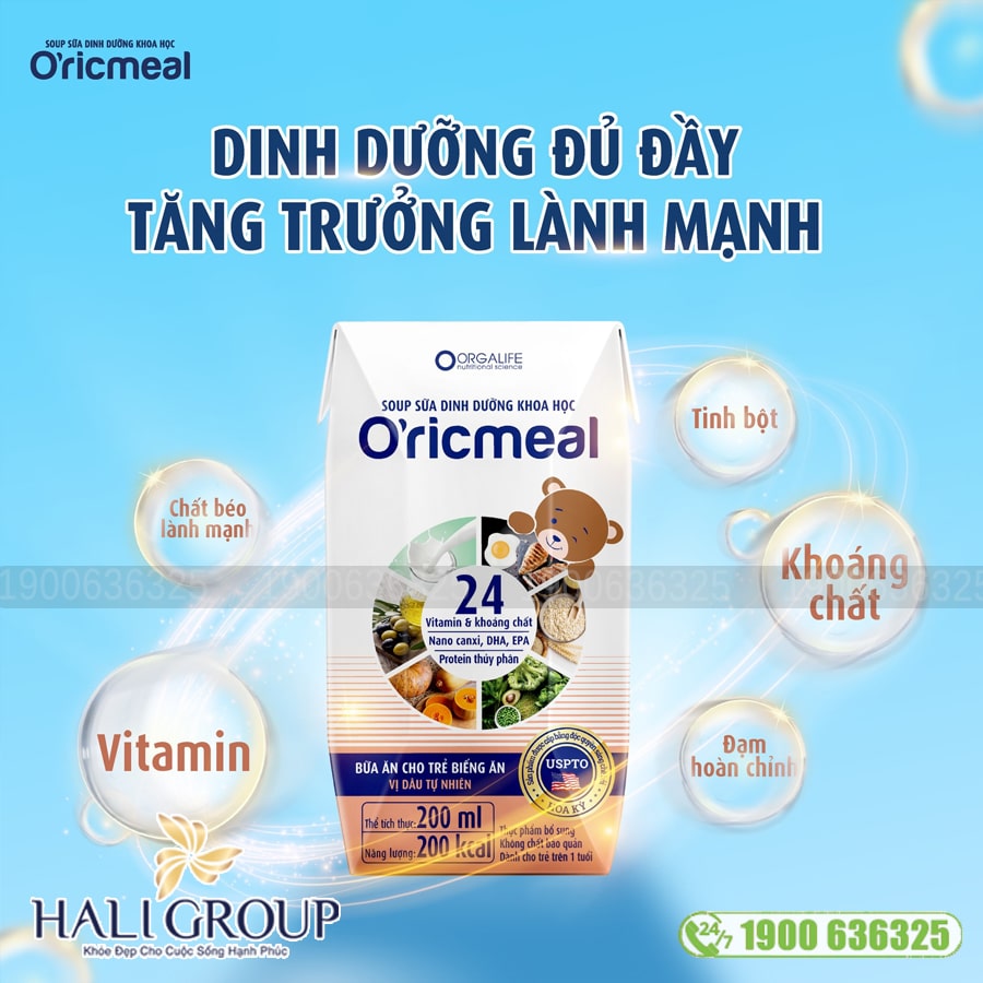 Soup Sữa Dinh Dưỡng Khoa Học Oricmeal Orgalife