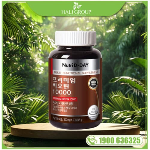 Viên Uống Bổ Sung Biotin Nutri D-Day PREMIUM Biotin 10000 - Ảnh 2