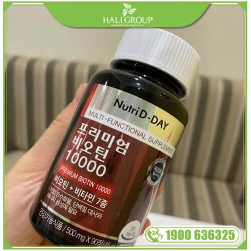 Viên Uống Bổ Sung Biotin Nutri D-Day PREMIUM Biotin 10000 - Ảnh 3