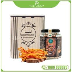 Đông Trùng Hạ Thảo Khô Kim Cương Vàng (Hộp 10g)
