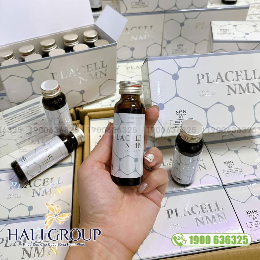 Nước Uống Trắng Da Trẻ Hóa Placell NMN Nhật Bản