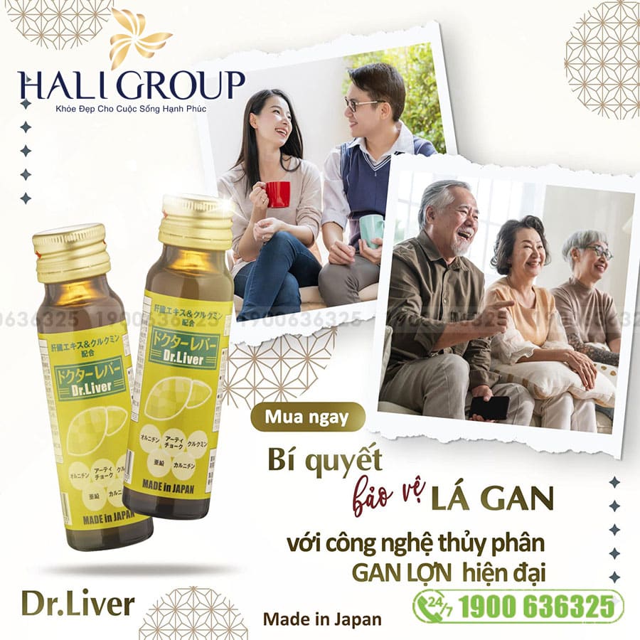 Nước uống bổ gan giải độc Dr.Liver Jpanwell
