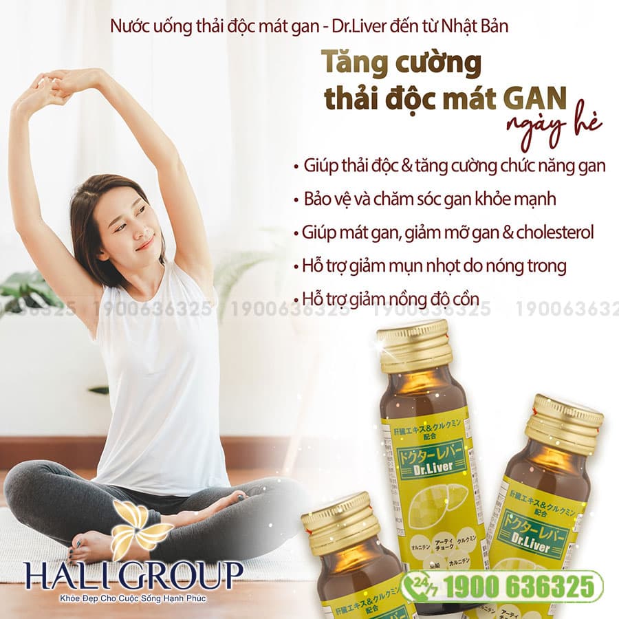 Nước uống bổ gan giải độc Dr.Liver Jpanwell