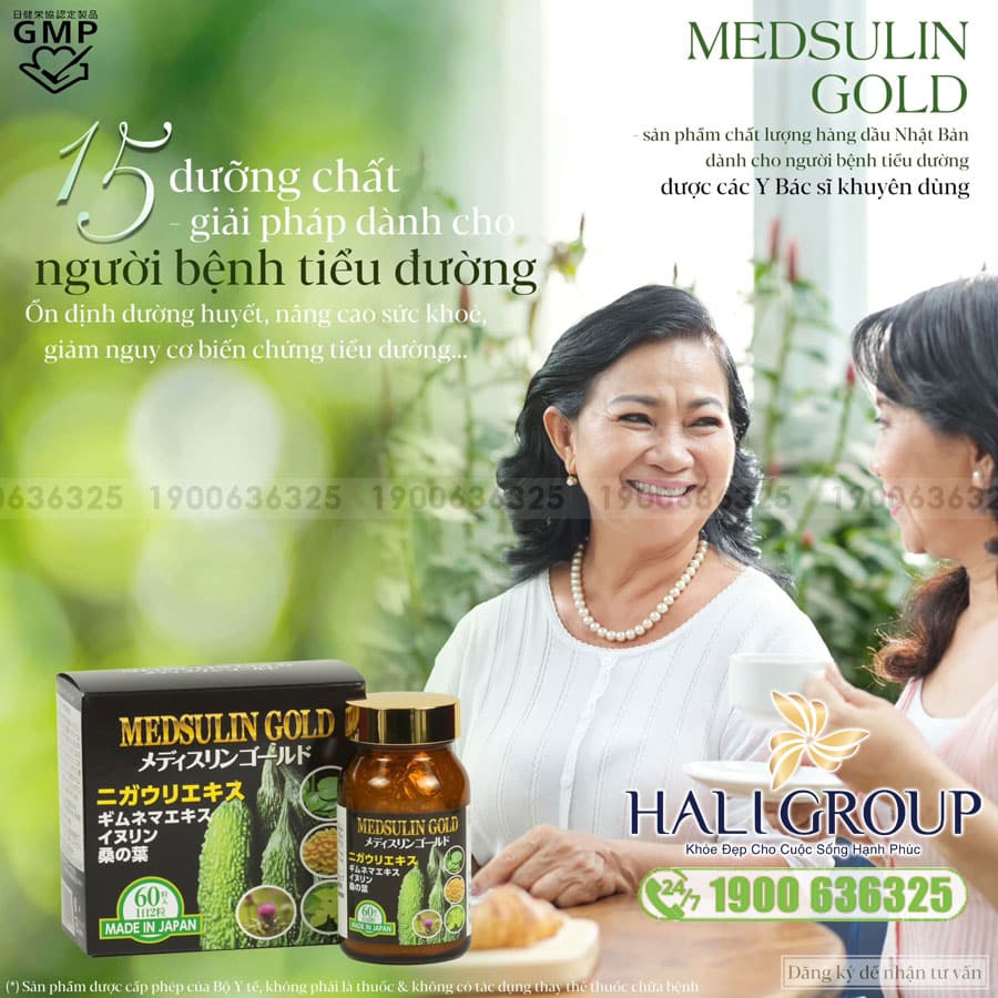 Viên Uống Hỗ Trợ Tiểu Đường Medsulin Gold