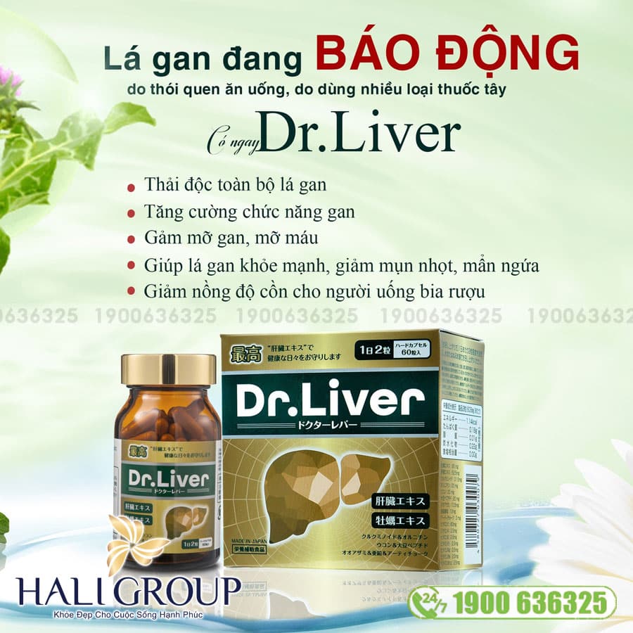 Viên Uống Thải Độc Gan Dr.Liver Jpanwell