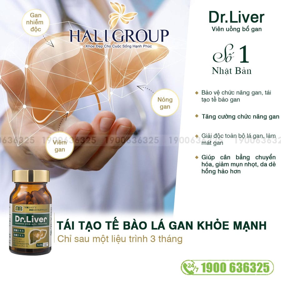 Viên Uống Thải Độc Gan Dr.Liver Jpanwell