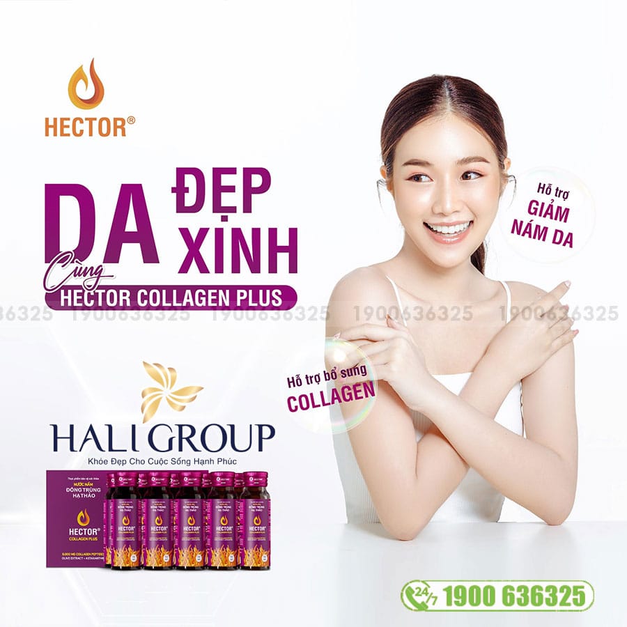 Nước Nấm Đông Trùng Hạ Thảo Hector Collagen Plus