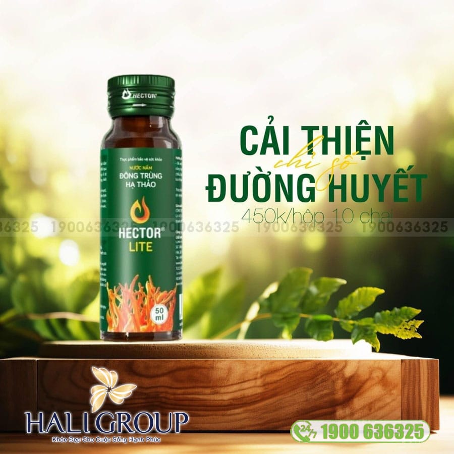 Nước Nấm Đông Trùng Hạ Thảo Hector Lite
