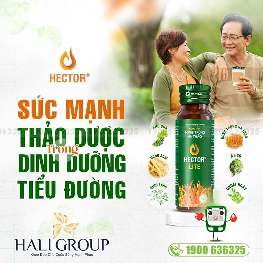 Nước Nấm Đông Trùng Hạ Thảo Hector Lite