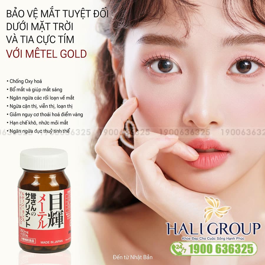 Viên Uống Bổ Mắt Metel Gold Jpanwell