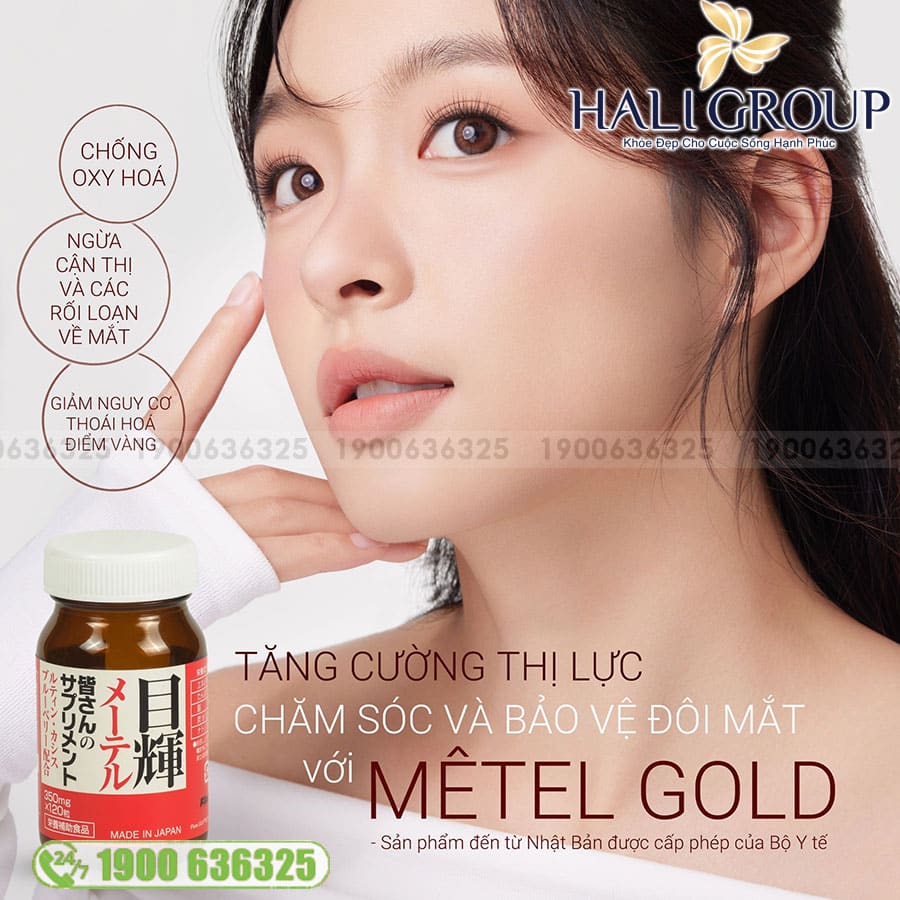 Viên Uống Bổ Mắt Metel Gold Jpanwell