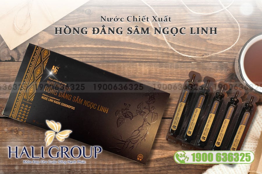 Nước Chiết Xuất Hồng Đẳng Sâm Ngọc Linh TuMơRông
