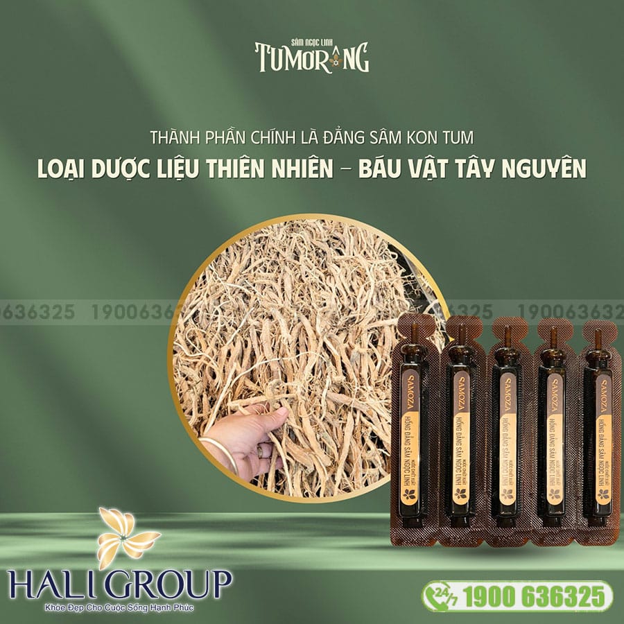 Nước Chiết Xuất Hồng Đẳng Sâm Ngọc Linh TuMơRông