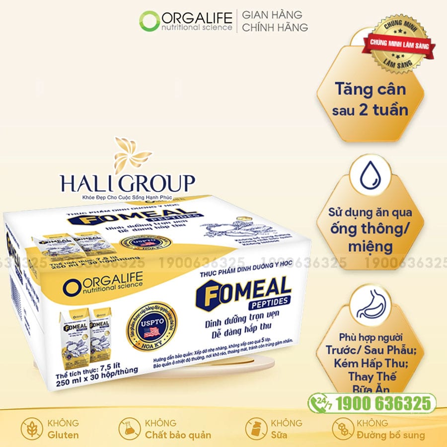 Thực Phẩm Dinh Dưỡng Y Học Fomeal Peptides Orgalife