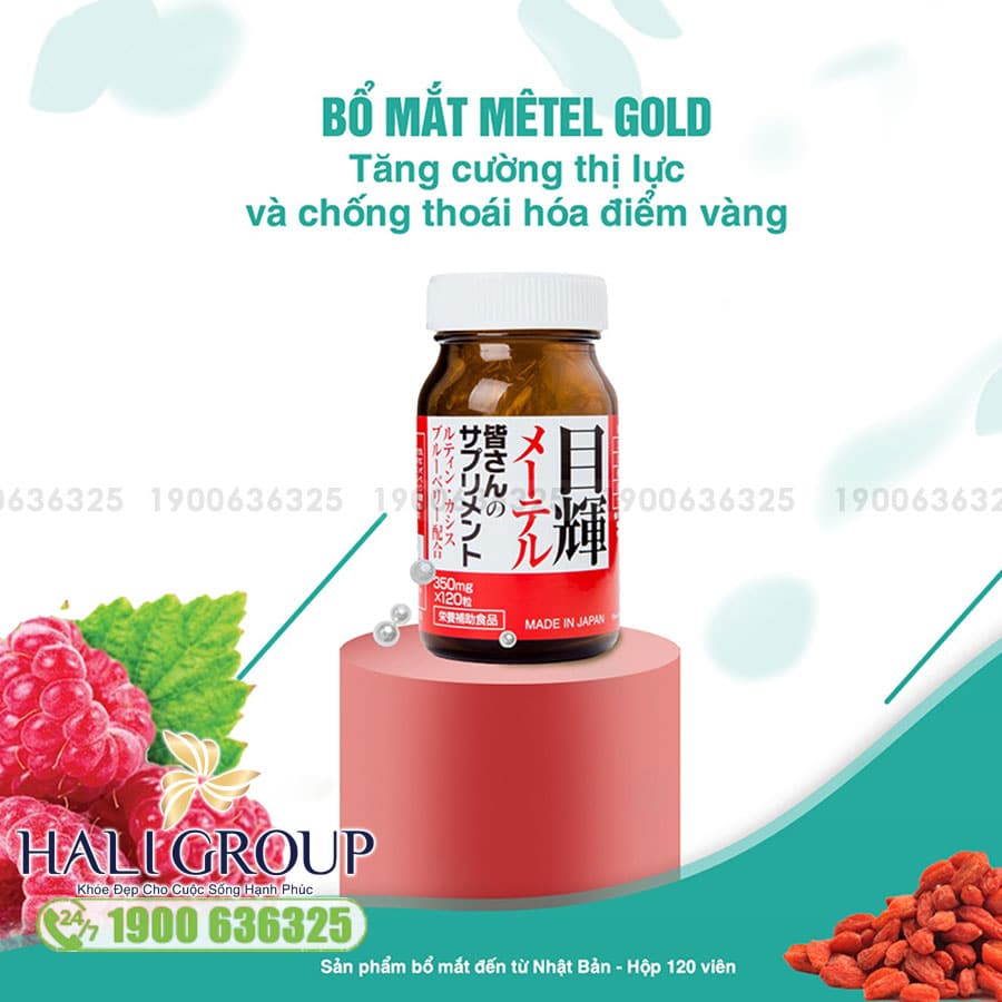 Viên Uống Bổ Mắt Metel Gold Jpanwell