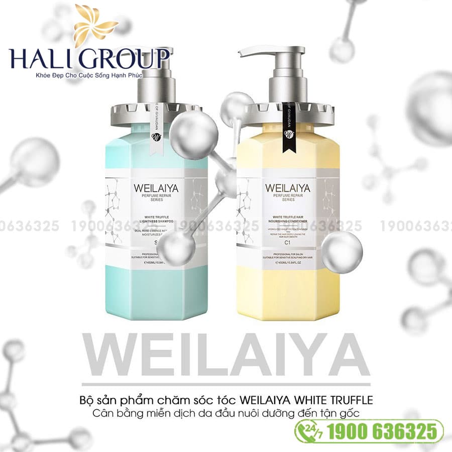 Bộ Dầu Gội Xả Phục Hồi Đa Tầng Nấm Truffle Weilaiya