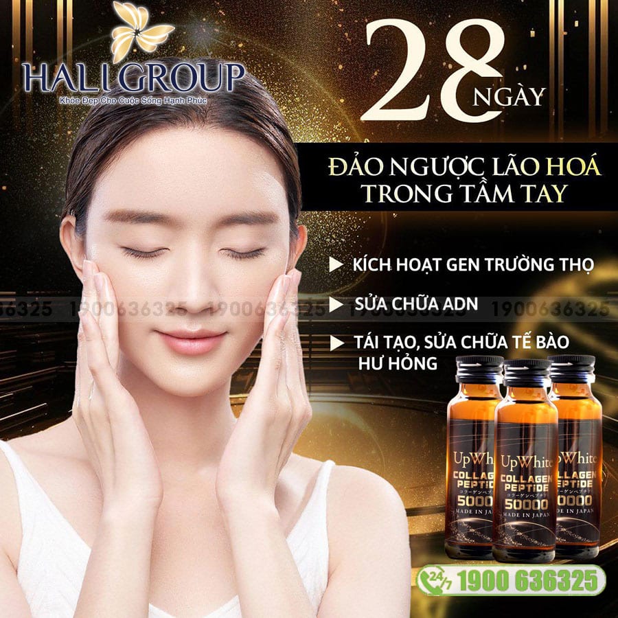 Nước Uống Up White Collagen Peptide 50000 Nhật Bản