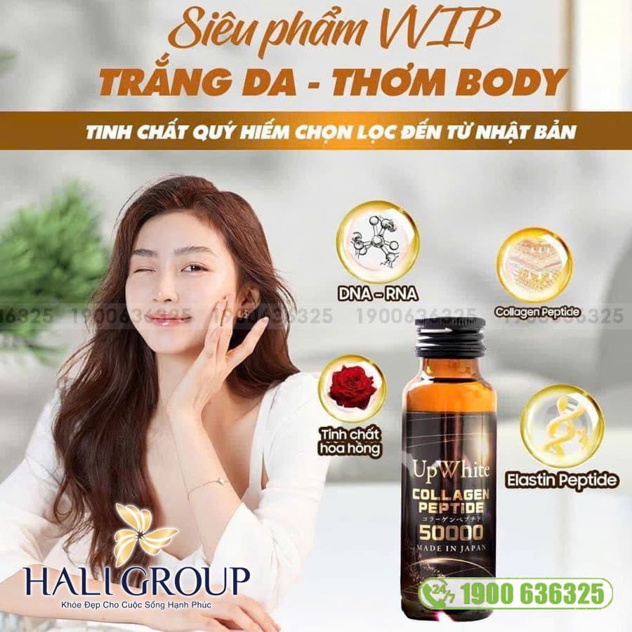 Nước Uống Up White Collagen Peptide 50000 Nhật Bản