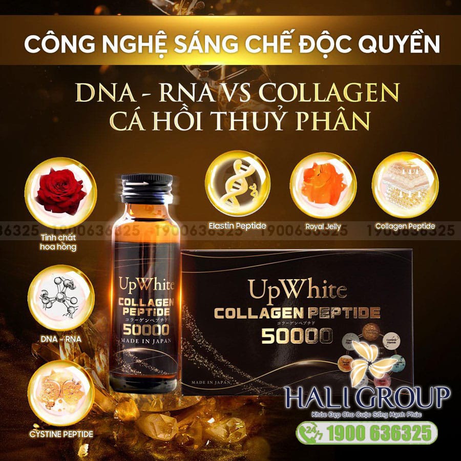 Nước Uống Up White Collagen Peptide 50000 Nhật Bản