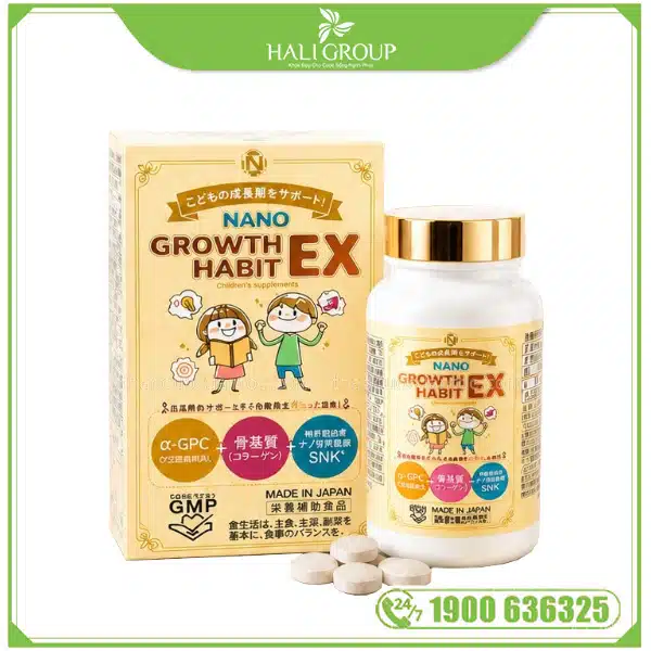 Thực Phẩm Bảo Vệ Sức Khỏe Nano Growth Habit EX Nichiei Bussan