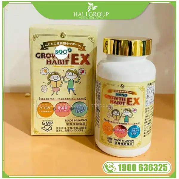 Thực Phẩm Bảo Vệ Sức Khỏe Nano Growth Habit EX Nichiei Bussan