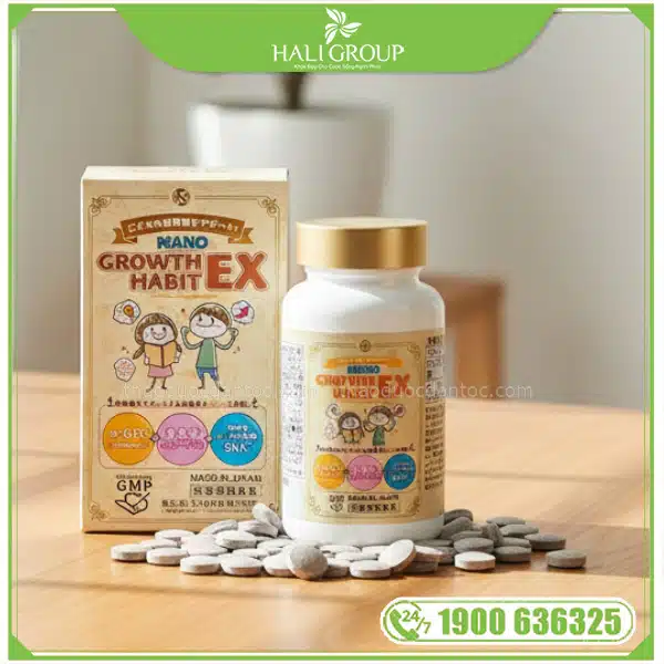 Thực Phẩm Bảo Vệ Sức Khỏe Nano Growth Habit EX Nichiei Bussan