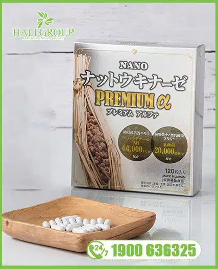 Thực Phẩm Bảo Vệ Sức Khỏe Nano Nattokinase Premium Nichiei Bussan