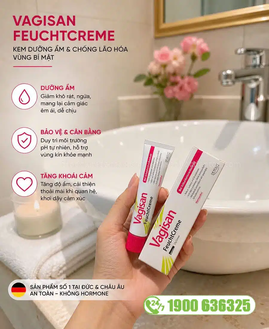 Kem Dưỡng Ẩm Vùng Kín Vagisan FeuchtCreme