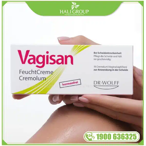 Viên Đặt Dưỡng Ẩm Vagisan FeuchtCreme Cremolum - Hộp 16 Viên - Ảnh 2